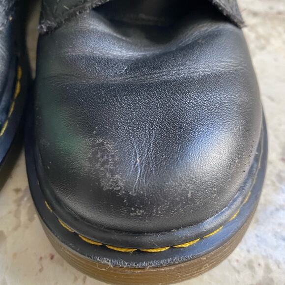 Doc Dr Martens Jr $85 1460 Softy T Leather Lace Up Boots (Zip Side) 2 - Picture 15 of 16